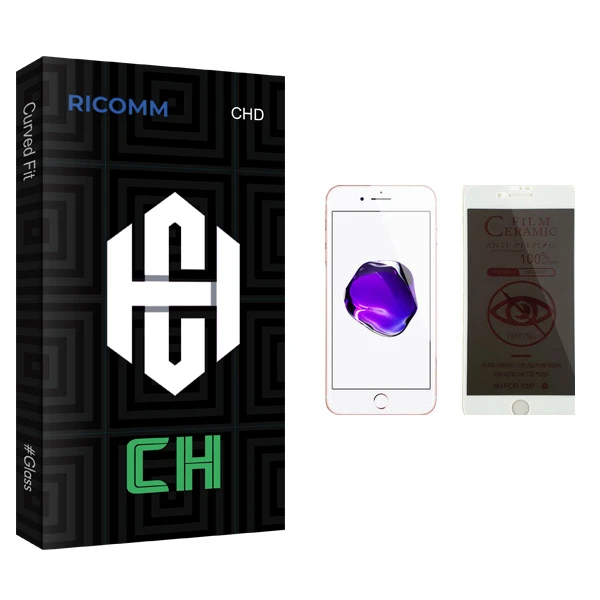 محافظ صفحه نمایش حریم شخصی ریکام مدل CH glass مناسب برای گوشی موبایل اپل iPhone 8 Plus