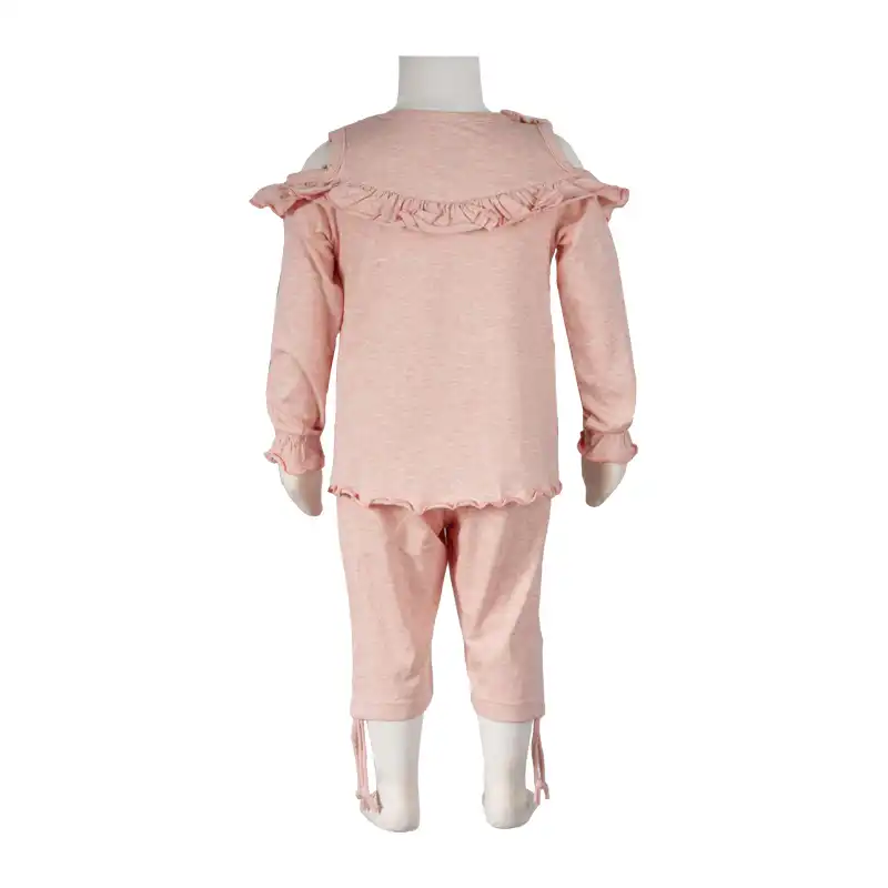 ست بلوز و شلوار نوزادی آدمک مدل گل  و پروانه کد 116532