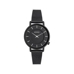 ساعت مچی عقربه ای کومونو مدل Harlow Black Mesh