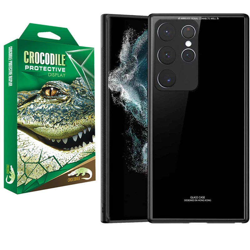 کاور کروکودیل مدل C-PSHT-GLS مناسب برای گوشی موبایل سامسونگ Galaxy S23 Ultra
