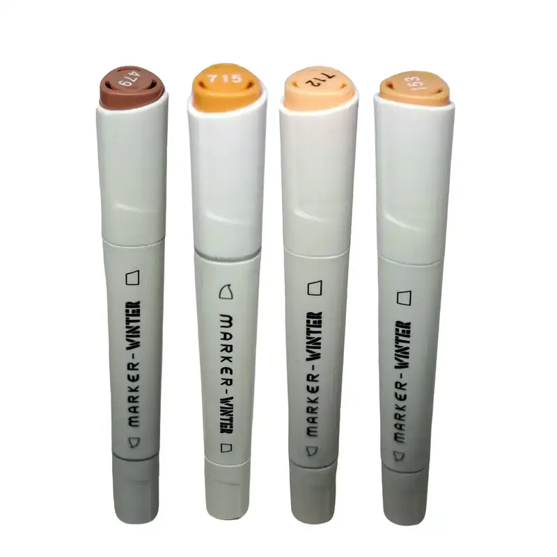 ماژیک راندو وینتر مدل براش Skin Tones بسته 4 عددی