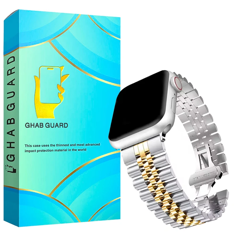 بند قاب گارد مدل ROGD مناسب برای ساعت هوشمند اپل واچ SE2 2022 44mm