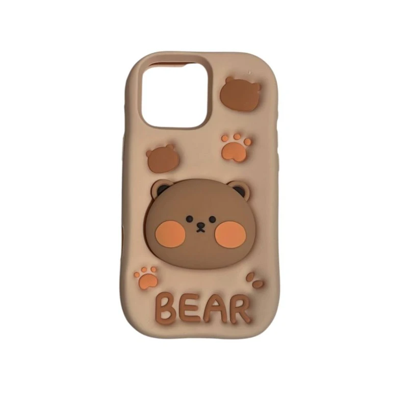 کاور مدل فانتزی طرح خرس کد Bear098 مناسب برای گوشی موبایل اپل Iphone 16 pro