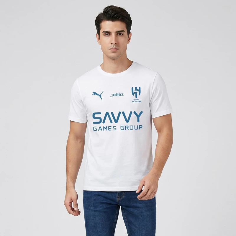 تی شرت آستین کوتاه مردانه مدل کیت الهلال کد v038