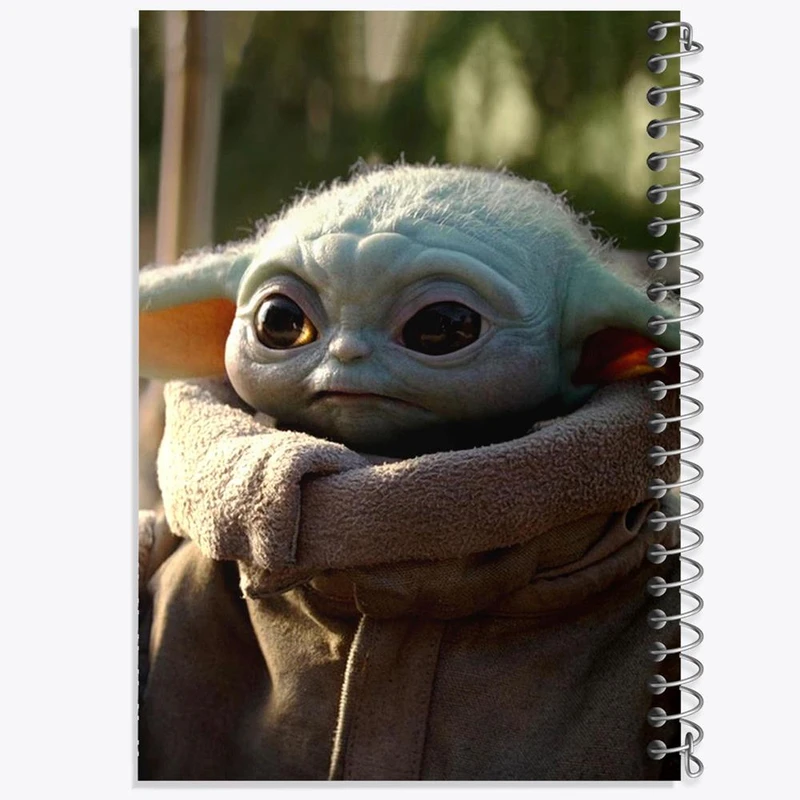 دفتر مشق 50 برگ خندالو مدل یودا سریال جنگ ستارگان کد 26067