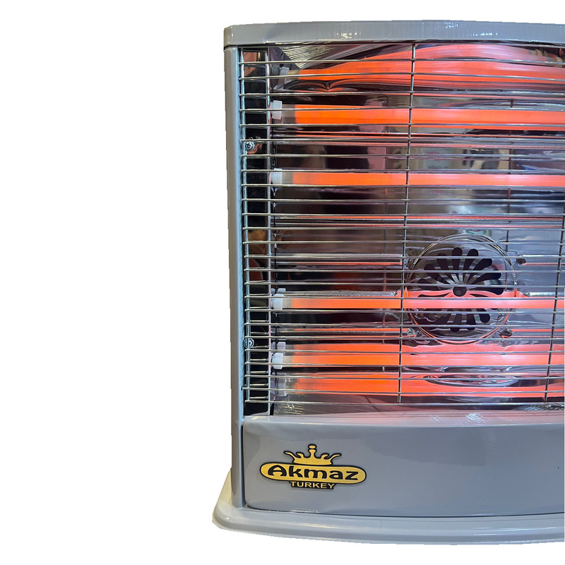 بخاری برقی آکماز مدل فن دار 6 المنته دو بعدی