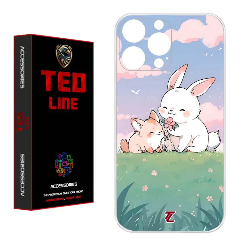 کاور تدلاین طرح خرگوش کد 1184 مناسب برای گوشی موبایل اپل Iphone 12 Pro Max