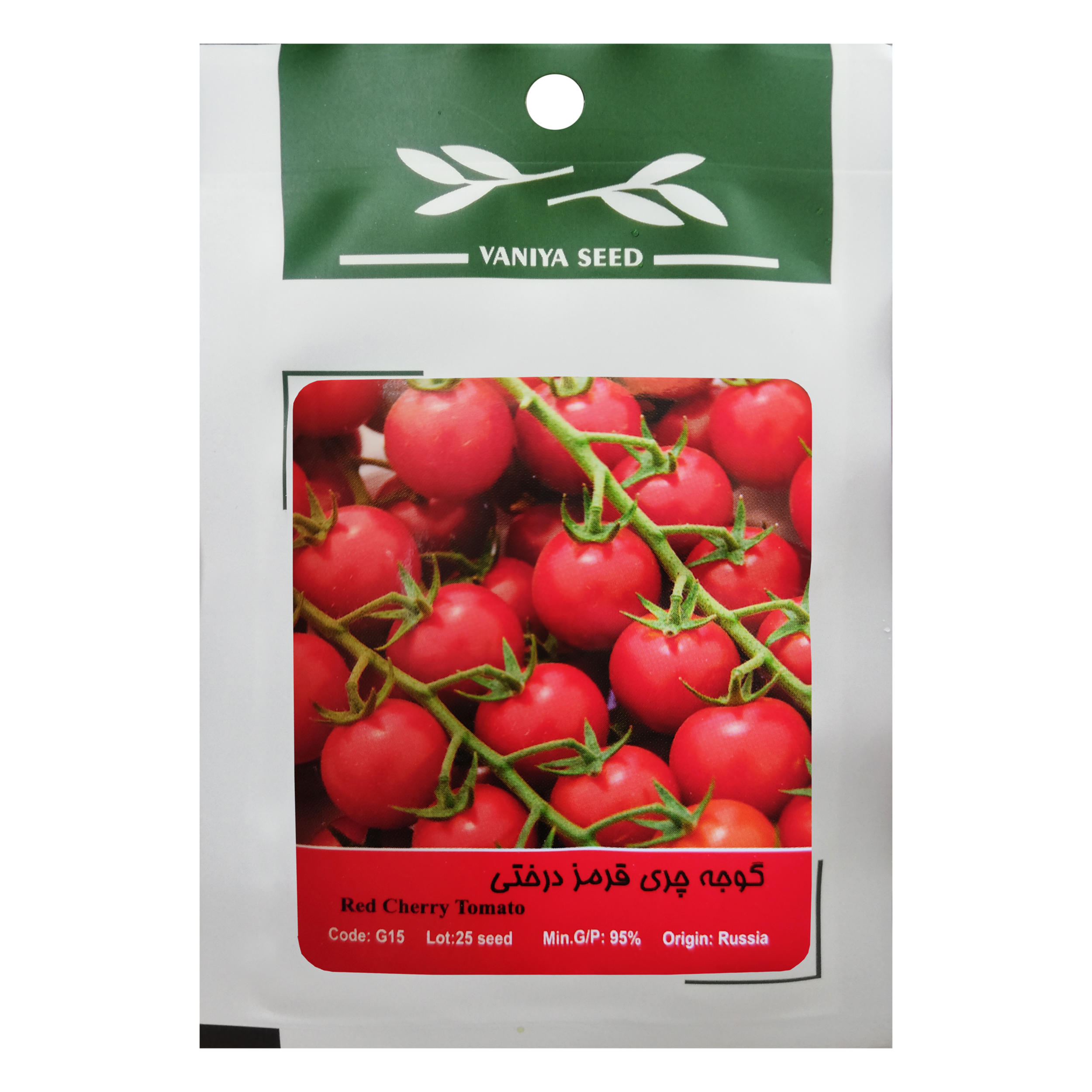 بذر گوجه چری قرمز درختی وانیا سید مدل G15