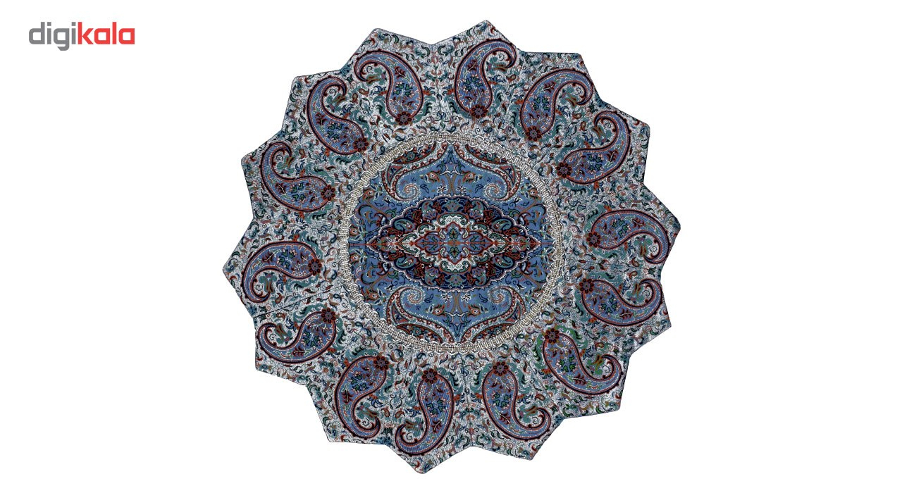 رومیزی ترمه ابریشمی ترمه حسینی طرح خورشید مدل 02-33