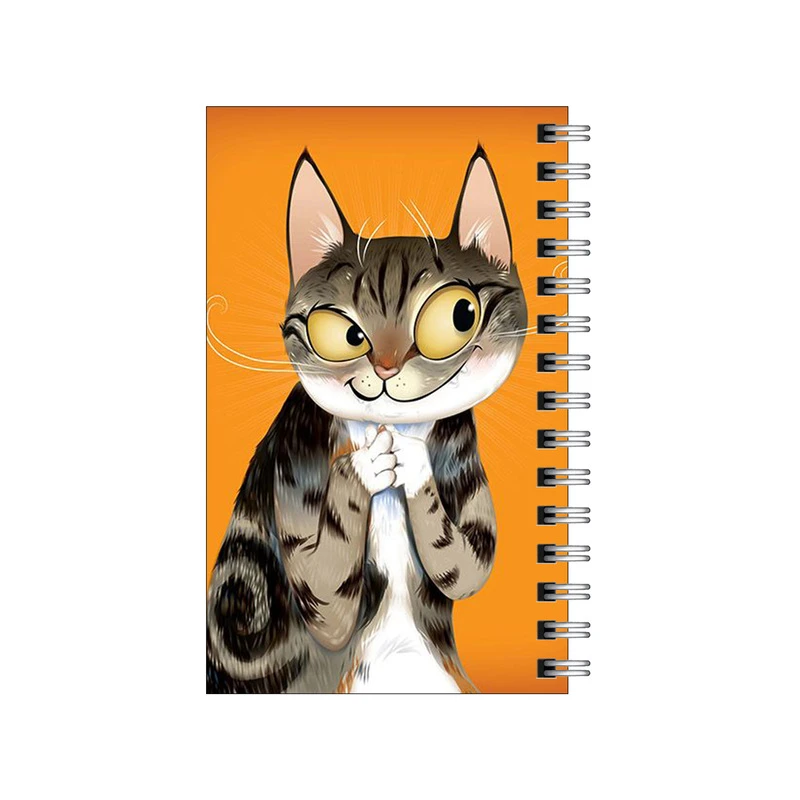 دفترچه یادداشت مدل to do list طرح گربه زیرک کد 9911682