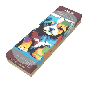 بسته رنگ آمیزی سالوت مدل آکرولیک کد 031012 مجموعه 18 عددی