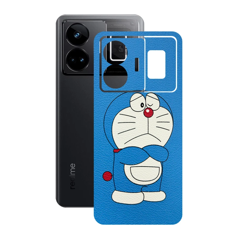 برچسب پوششی ریمکس مدل Leth طرح دورایمون مناسب برای گوشی موبایل ریلمی GT3