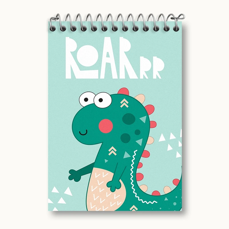 دفتر یادداشت 50 برگ خندالو مدل دایناسور کد N521