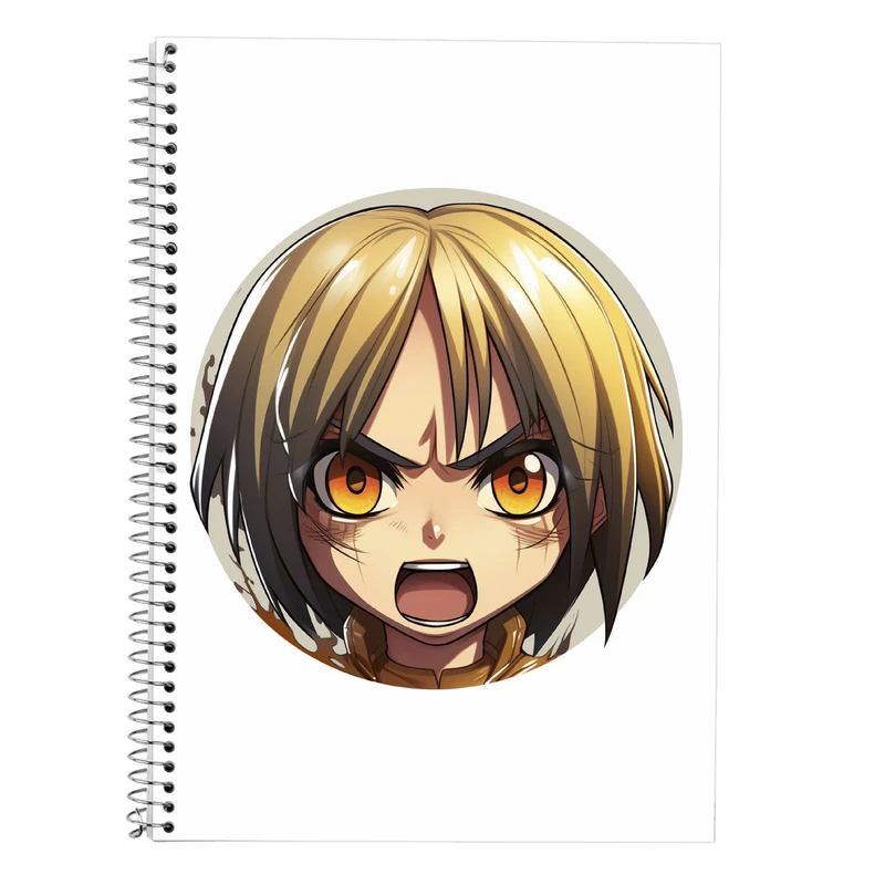 دفتر زبان 50 برگ مدوپد مدل دوخط طرح تایتان Titan کد DF11955