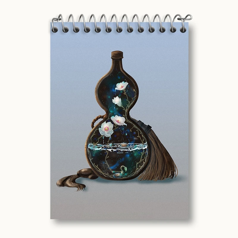 دفتر یادداشت 50 برگ خندالو مدل بازی سکیرو (sekiro) کد 31700