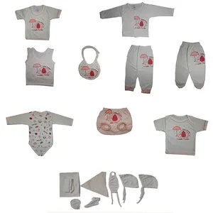 ست 17 تکه لباس نوزادی مدل 19pcs