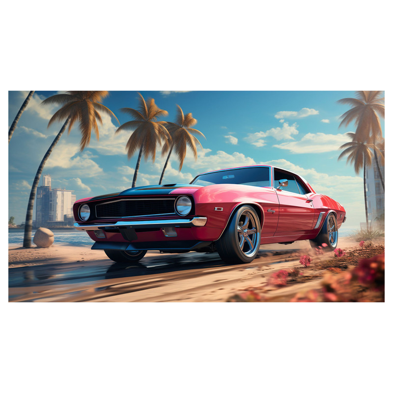 تابلو شاسی مدل T8130 طرح بازی GTA تابلو شاسی مدل T8130 طرح بازی GTA