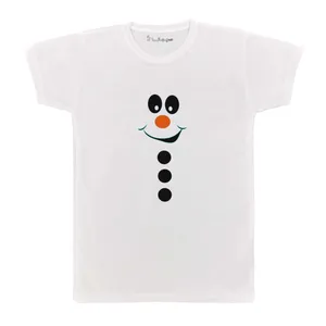 تی شرت بچگانه پرمانه طرح آدم برفی کد pmt.4274