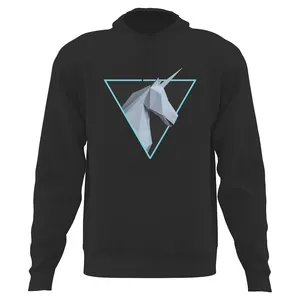 هودی زنانه مدل  تک شاخ دورس تمام پنبه