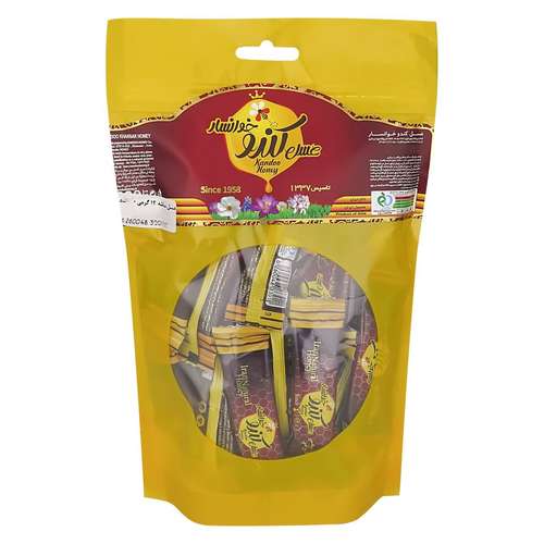 عسل تک نفره کندو خوانسار - 12 گرم  بسته 30 عددی