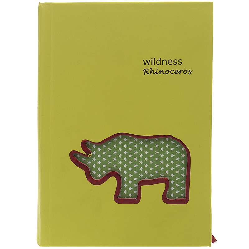 دفتر یادداشت ونوشه طرح Wildness Rhinoceros