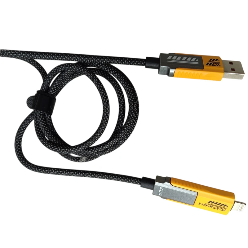 کابل تبدیل usb-C/USB به Microusb/لایتنینگ یس پلاس مدل YS-869 طول 1 متر