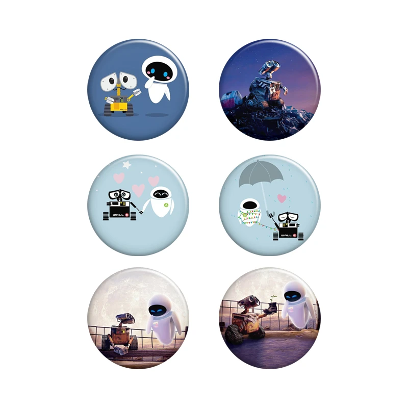 پیکسل ابیگل طرح انیمیشن والی و ایو وال ای Wall E کد 015 مجموعه 6 عددی