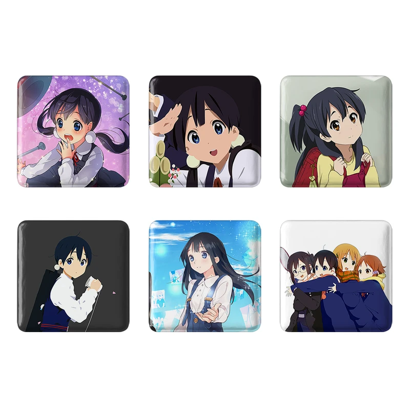 مگنت خندالو طرح انیمه فروشگاه تاماکو Tamako Market کد 1375B مجموعه 6 عددی