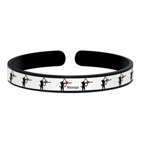 دستبند ناکسیگو طرح تیر اندازی با کمان مدل BR5422