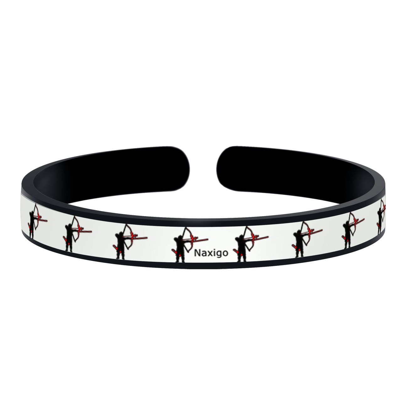 دستبند ناکسیگو طرح تیر اندازی با کمان مدل BR5422 -  - 1