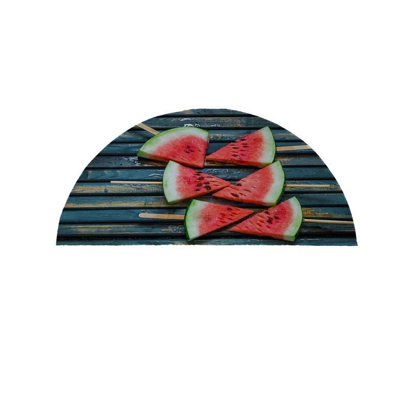 پادری مدل نیم دایره طرح هندوانه کد 8424 سایز 90×45 سانتی متر