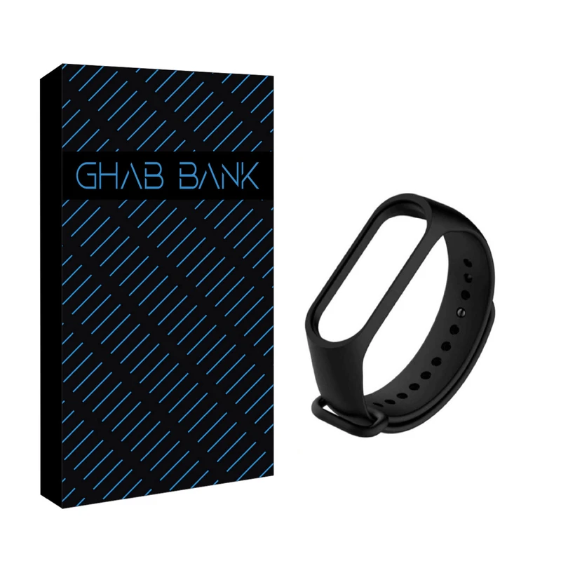 بند قاب بانک مدل SILICON مناسب برای ساعت هوشمند شیائومی MI BAND 5