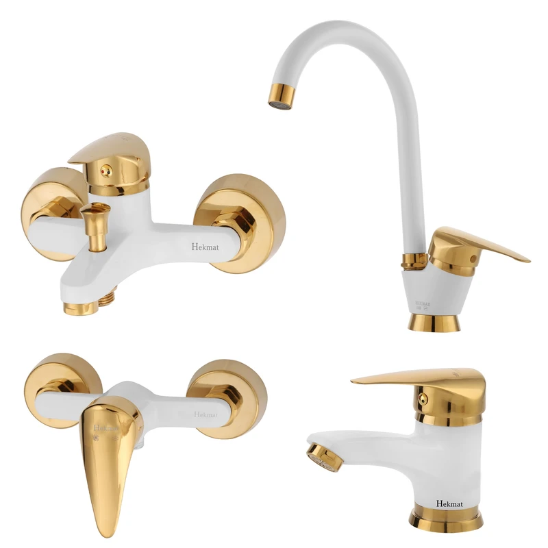 ست شیرآلات حکمت نشان مدل ایتالیا پلاس ST مجموعه 4 عددی