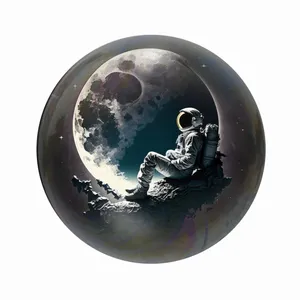 مگنت عرش طرح فانتزی فضانورد و ماه کد Asm3781