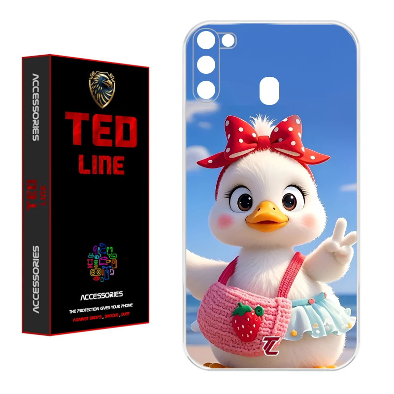 کاور تدلاین طرح اردک کد 1186 مناسب برای گوشی موبایل سامسونگ Galaxy A11