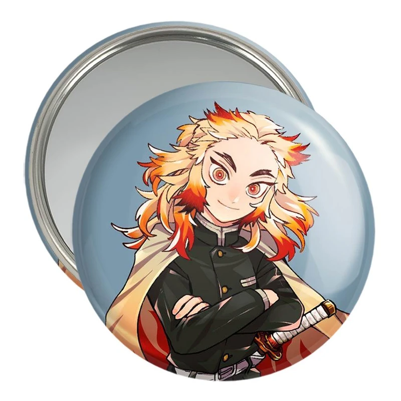 آینه جیبی خندالو مدل کیوجورو رنگوکو انیمه شیطان کش  کد 10107