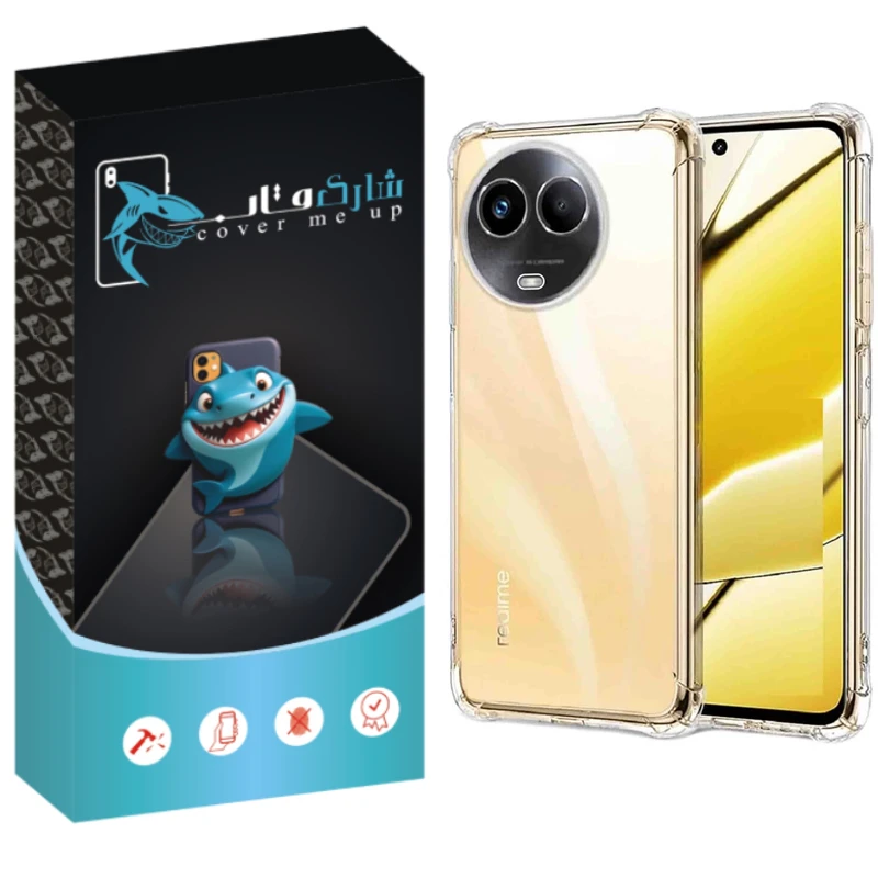 کاور شارک قاب مدل Crystal مناسب برای گوشی موبایل ریلمی 11 5G