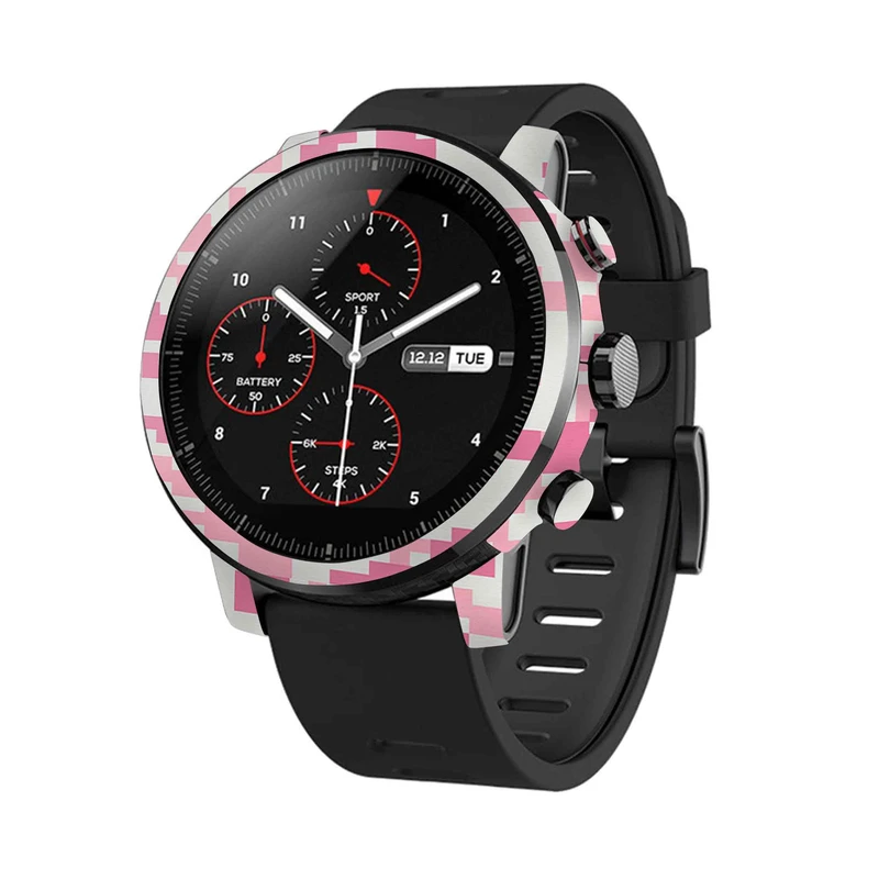  برچسب ماهوت طرح Army-Pink-pixel مناسب برای ساعت هوشمند شیائومی Amazfit Stratos