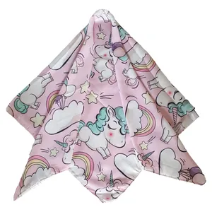 روسری دخترانه مدل اسب تک شاخ کد san925