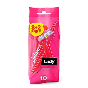خود تراش زنانه زلانس مدل BLDE 2 Lady بسته 10 عددی