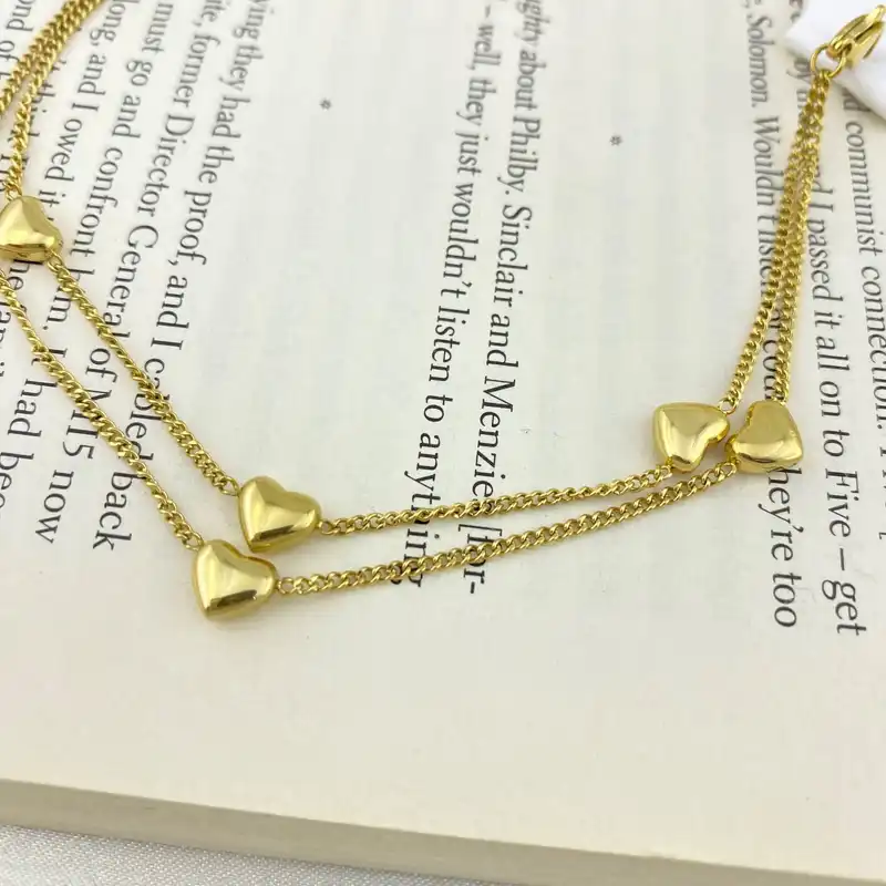 دستبند زنانه مدل قلب کد B4256