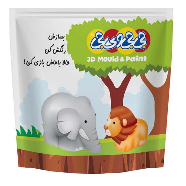 بازی آموزشی رنگ آمیزی مدل شیر و فیل