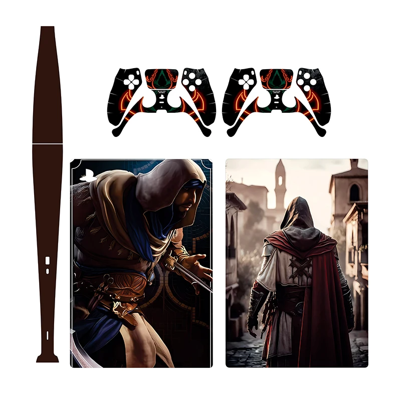 برچسب کنسول بازی پلی استیشن 5 دیجیتال توییجین وموییجین مدل assassins creed 11 مجموعه 6 عددی 