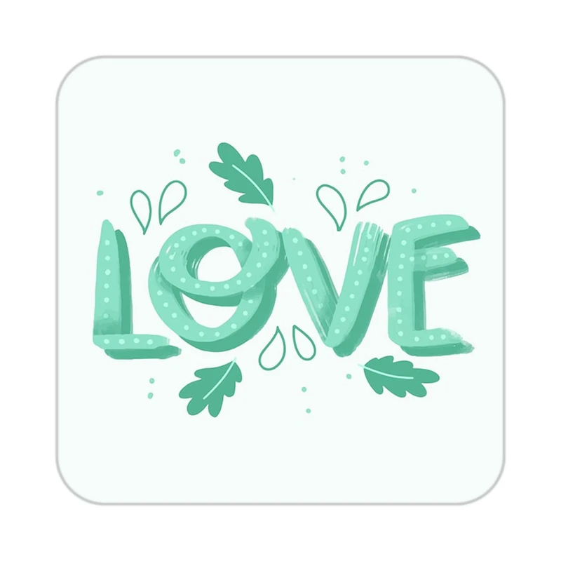 زیر لیوانی کاکتی طرح عاشقانه مدل mp39165