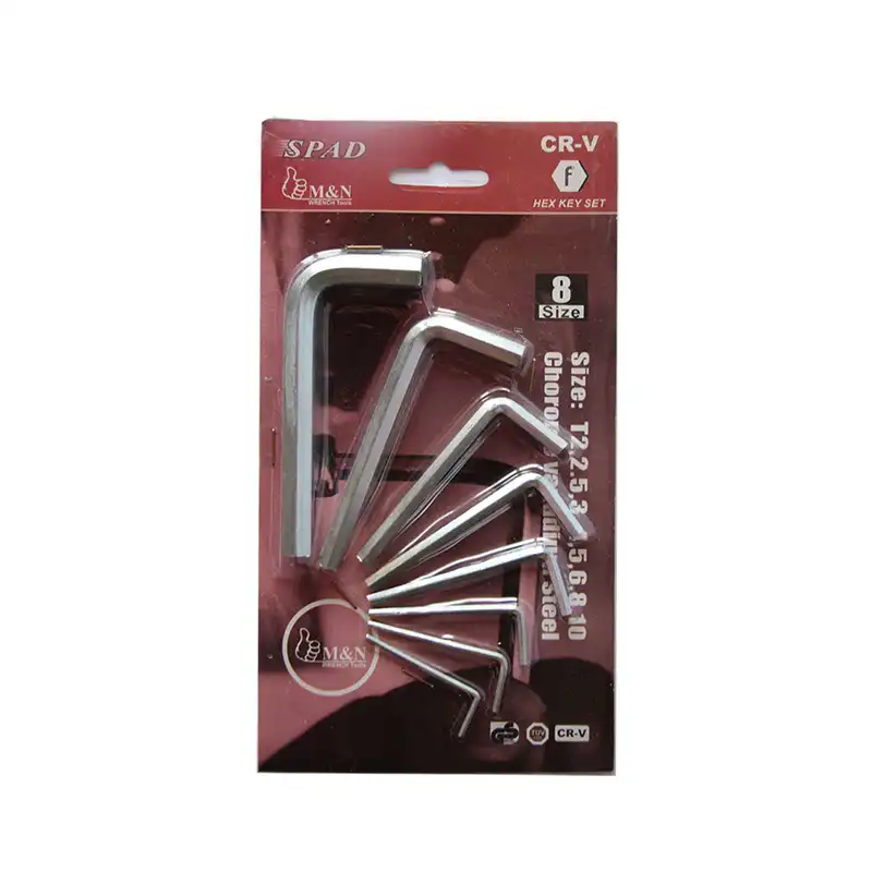 مجموعه 8 عددی آچار آلن اسپد مدل F01