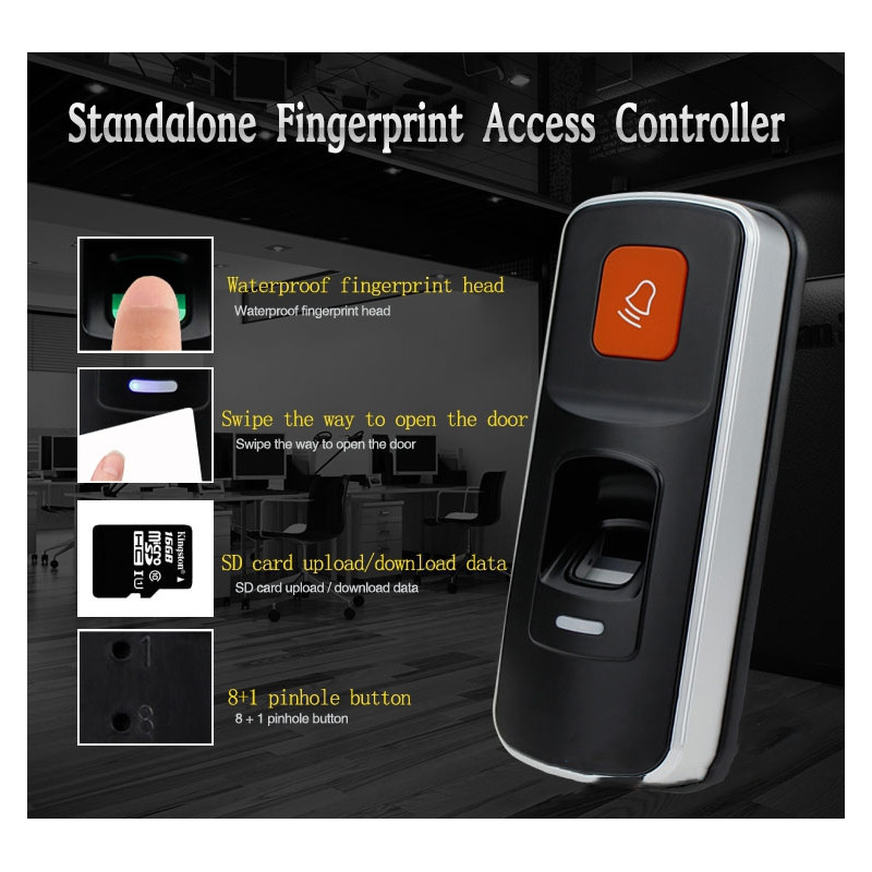 درب باز کن هوشمند مدل اثر انگشتی کارتی کد 125KHz به همراه تگ و تغذیه درب باز کن هوشمند مدل اثر انگشتی کارتی کد 125KHz به همراه تگ و تغذیه