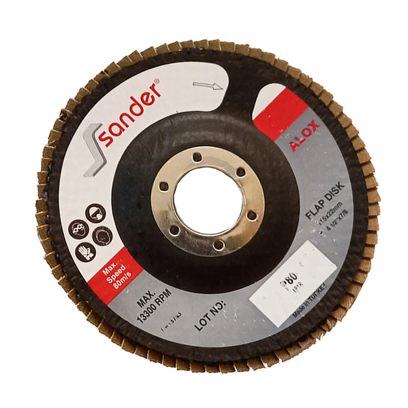 سنباده فلاپ دیسک ساندر مدل RO - 8 مجموعه دو عددی