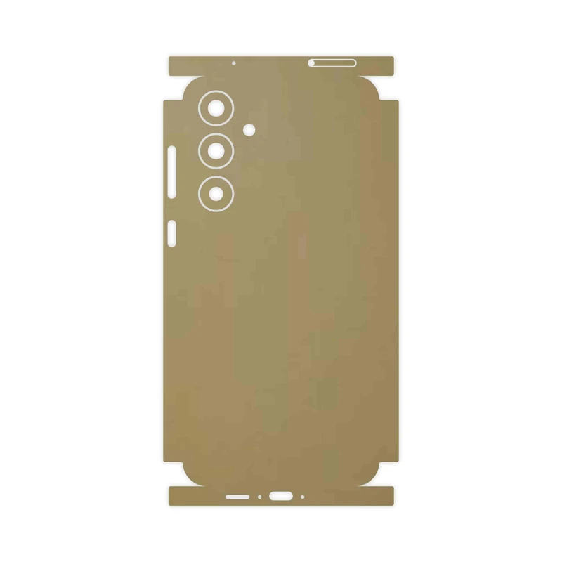 برچسب پوششی ماهوت مدل Matte-Gold-FullSkin مناسب برای گوشی موبایل سامسونگ Galaxy A55
