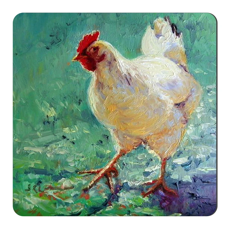 مگنت طرح نقاشی مرغ در دشت کد wmg2651