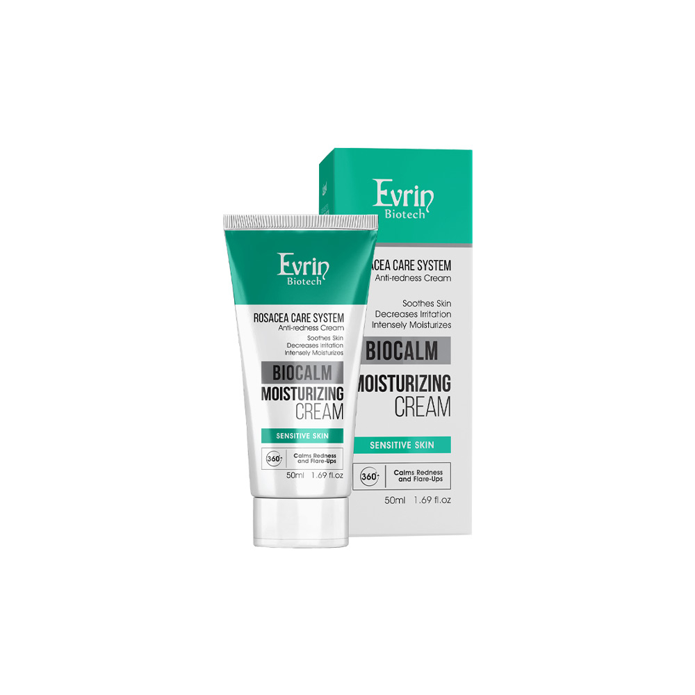 کرم مرطوب کننده اورین بیوتک مدل بیوکالم مناسب برای پوست حساس حجم 50 میلی لیتر